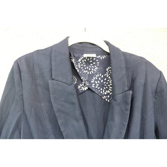 Cabi Navy Blue Nautical Blazer-Size 10-Pockets-Preppy - Picture 5 of 11